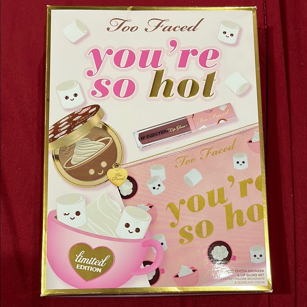💕 NEW! TOO FACED LE “YOU’RE SO HOT BRONZER & LIP GLOSS SET 💕